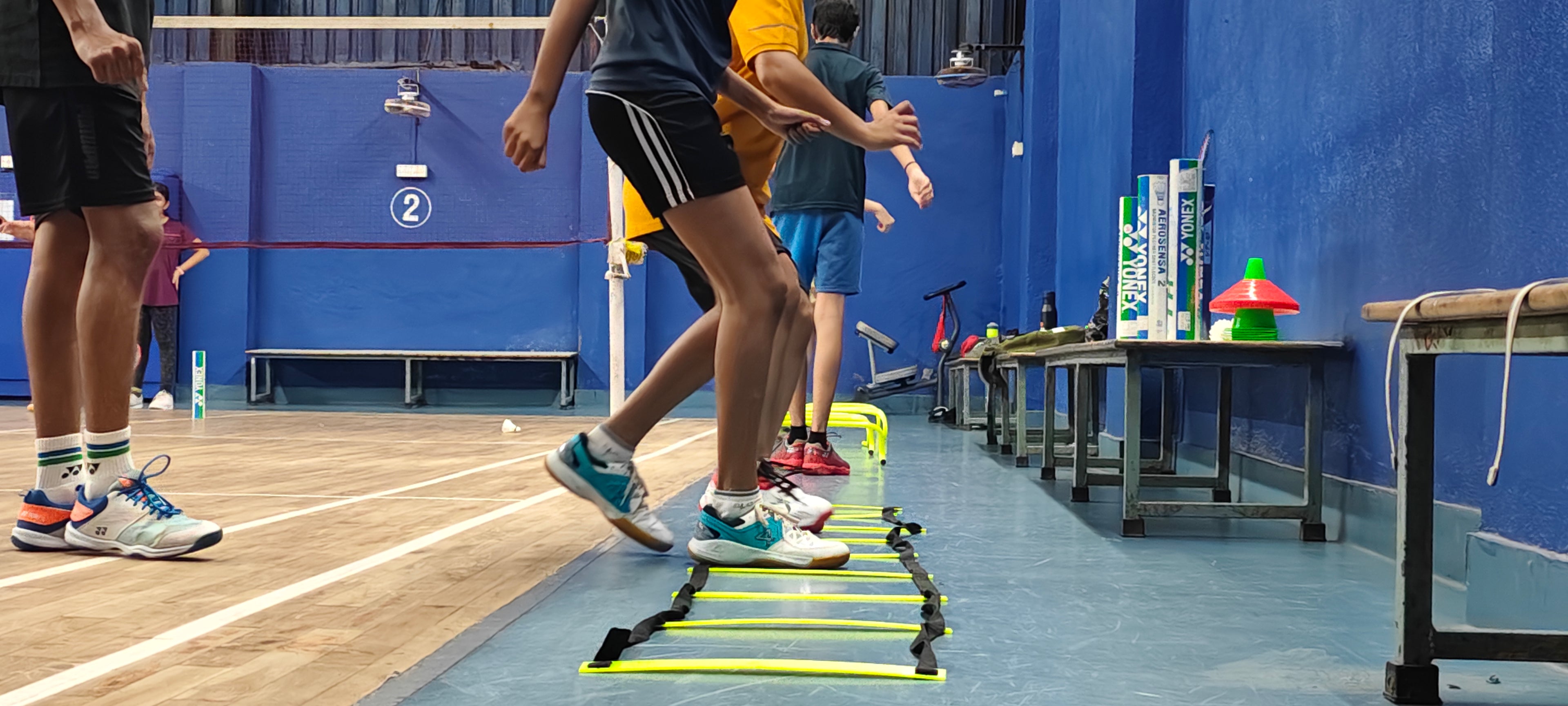 strength and conditioning training of badminton players