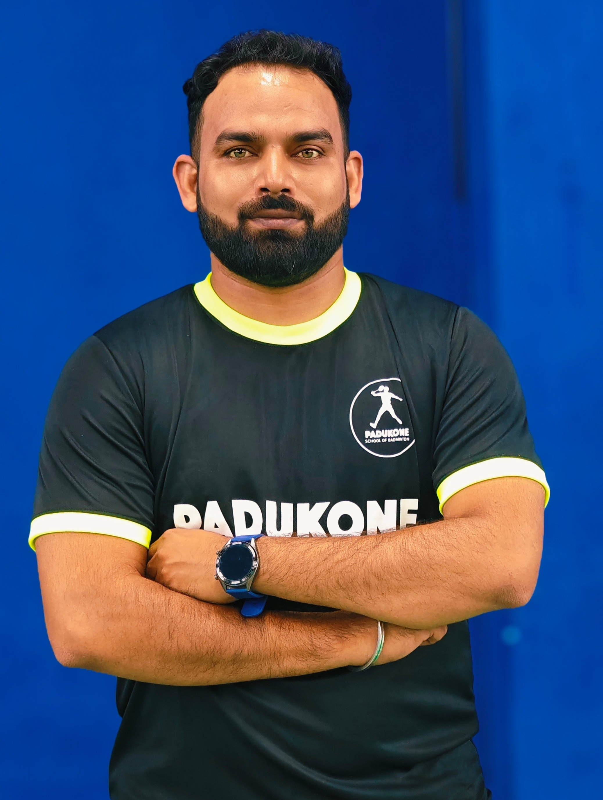 Senior badminton coach Rahul Kumar